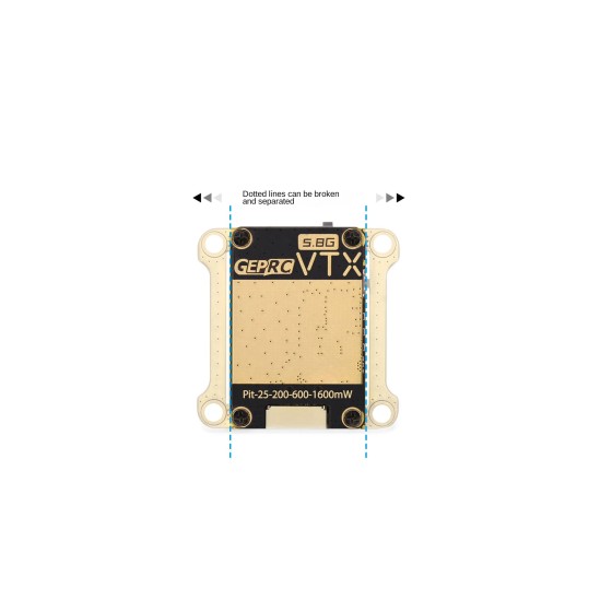 Wholesale GEPRC RAD VTX 5.8G 1.6W Picture Transmission High Power FPV Penetrator UAV Fpv Drone Vtx